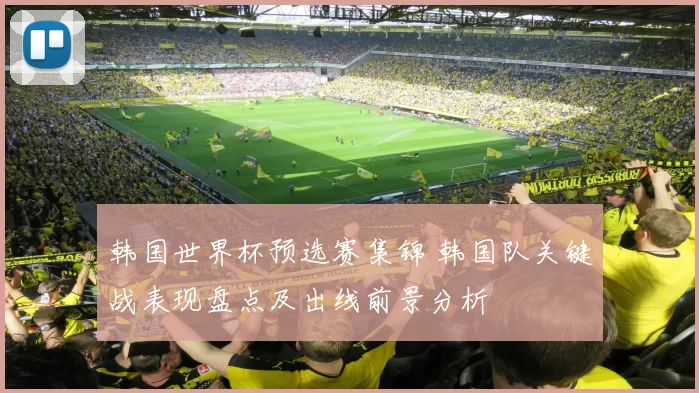 韩国世界杯预选赛集锦 韩国队关键战表现盘点及出线前景分析